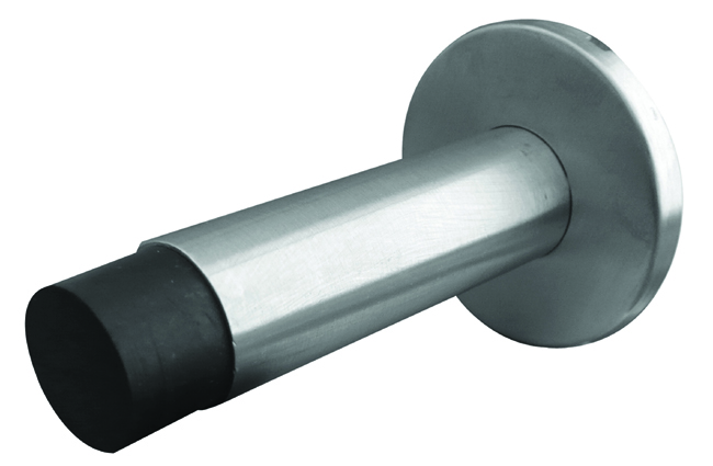 Stainless Steel Cylinder 80mm Projecting Door Stop